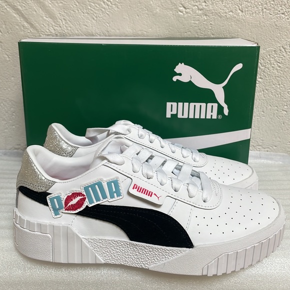 Puma - Women’s Leather Sneakers - Picture 2 of 8